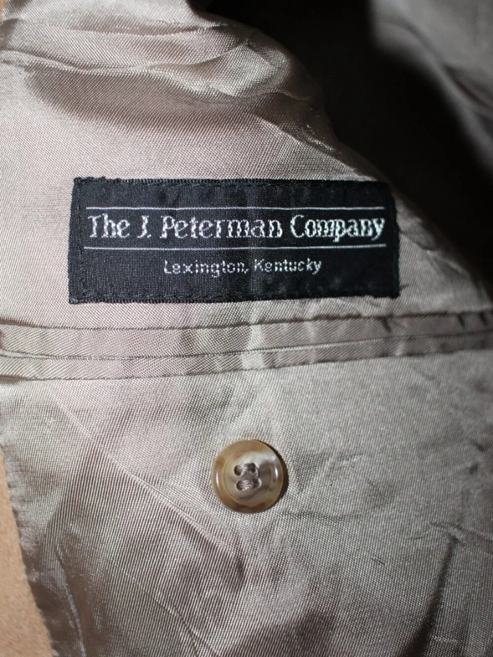 J. Peterman Company 3 Pocket Sport Coat Blazer SIZE 42L 1990s 1980s